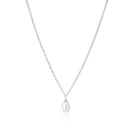 Sif Jakobs Padua Uno Pearl Necklace - Silver