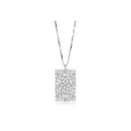Sif Jakobs Necklace Antella Grande with white zirconia Silver
