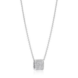 Sif Jakobs Matera Pendant - Silver with Zirconia