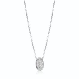 Sif Jakobs Imperia Circolo Pendant, silver with white zirconia
