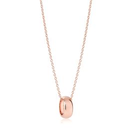 Sif Jakobs Imperia Circolo Pianura Pendant - Rose Gold Finish