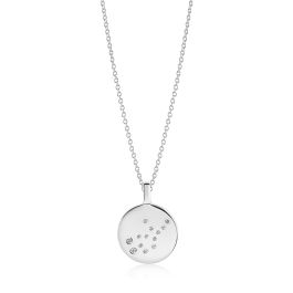 Sif Jakobs Zodiaco Virgo Pendant - Silver with White Zirconia