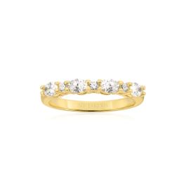 Sif Jakobs Ellera Ovale Ring - Gold with White Zirconia