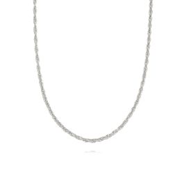 Daisy Isla Rope Necklace - Silver