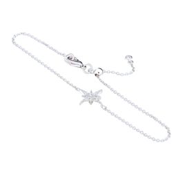Scream Pretty Starburst Bracelet with Slider Clasp - Silver
