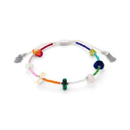 Annie Haak Summer Rainbow Silver Friendship Bracelet