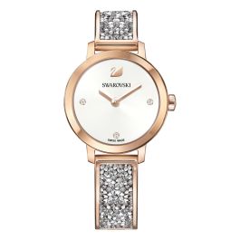 Swarovski Cosmic Rock Watch - Grey with Rose Gold Tone