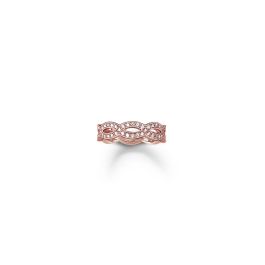 Thomas Sabo Rose Gold Plated Double Wave Ring