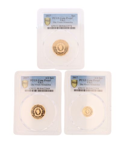 2017 Elizabeth II Twelve-Sided Sovereign Collection Set