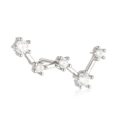 Tish Lyon 14ct White Gold Constellation Threadless Labret Single Earring