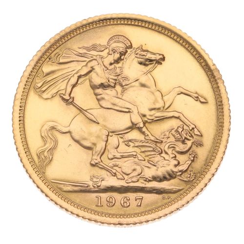 1967 Elizabeth II Full Sovereign Coin