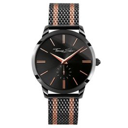 Thomas Sabo Men’s Watch "REBEL SPIRIT" Mesh Bico Black Rosé