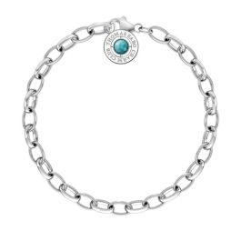 Thomas Sabo Charm Bracelet - Silver and Turquoise