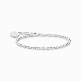 Thomas Sabo Member Charm Bracelet - Silver with White Charmista Coin