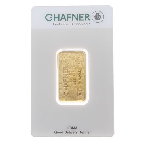10g Sealed C.Hafner Ingot