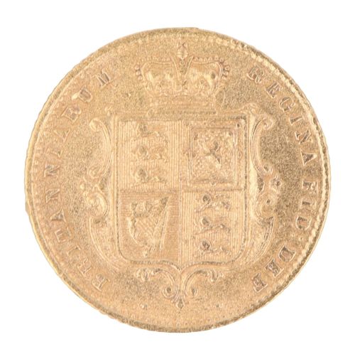 1863 Victoria Half Sovereign Coin